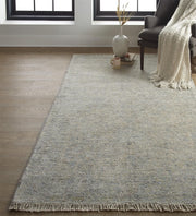Ramey Hand Woven Blue and Gray Rug by BD Fine Roomscene Image 1