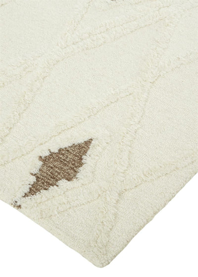 product image for Elika Hand Tufted Ivory and Beige Rug by BD Fine Corner Image 1 82