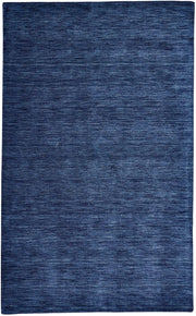 Celano Hand Woven Midnight Navy Blue Rug by BD Fine Flatshot Image 1