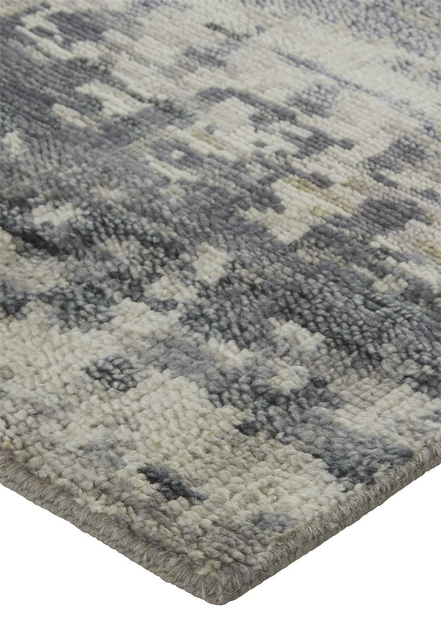 Scottsdale Hand Knotted Gray and Beige Rug by BD Fine Corner Image 1