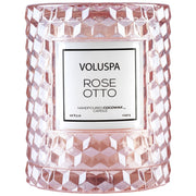 Icon Cloche Cover Candle in Rose Otto design by Voluspa