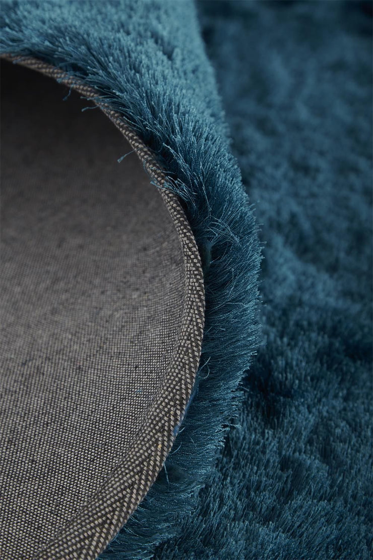 Freya Hand Tufted Teal and Teal Rug by BD Fine Roll Image 1