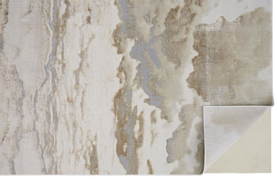 product image for Tripoli Gold and Beige Rug by BD Fine Fold Image 1 12