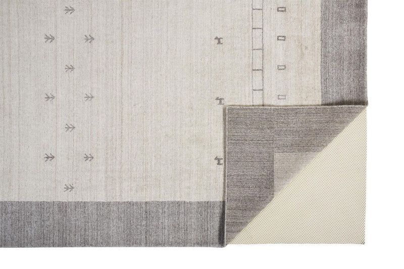 media image for Yurie Hand Knotted Beige and Gray Rug by BD Fine Fold Image 1 226