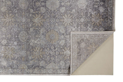 product image for Melmas Pewter and Stone Gray Rug by BD Fine Fold Image 1 91