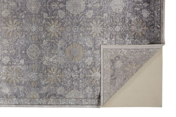 Melmas Pewter and Stone Gray Rug by BD Fine Fold Image 1