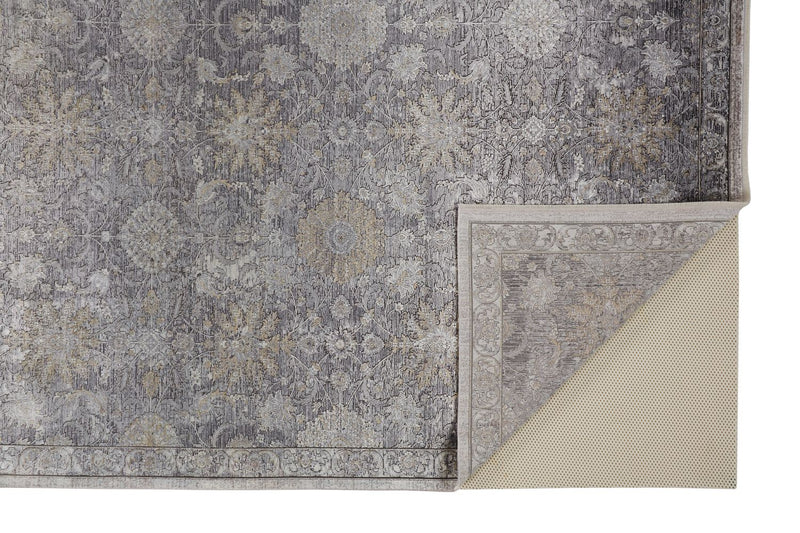 media image for Melmas Pewter and Stone Gray Rug by BD Fine Fold Image 1 281