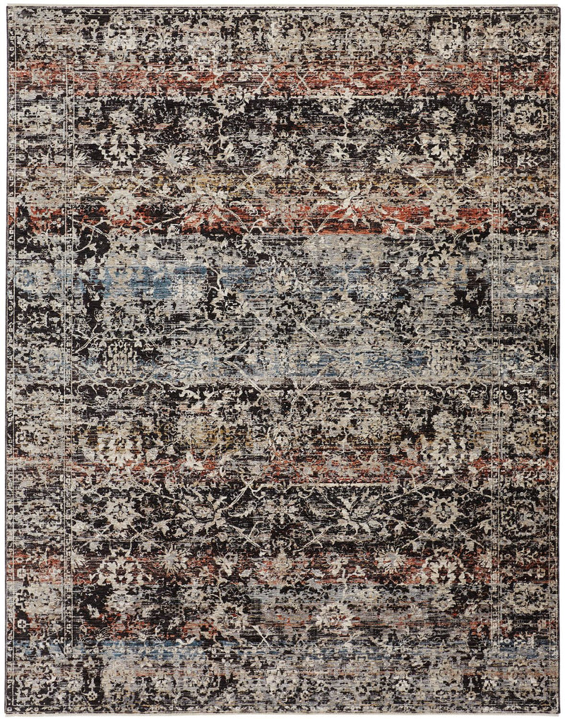 media image for Ennis Blue and Gray Rug by BD Fine Flatshot Image 1 264