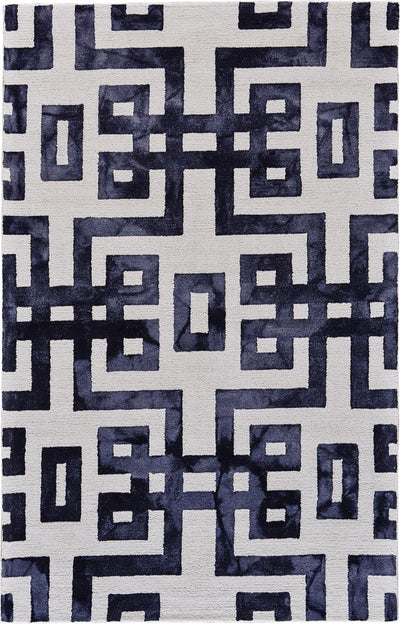 product image for Marengo Hand Tufted Black and Ivory Rug by BD Fine Flatshot Image 1 44