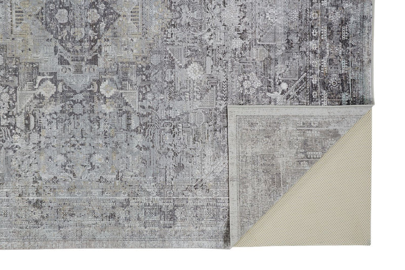 media image for Melmas Gray Rug by BD Fine Fold Image 1 263