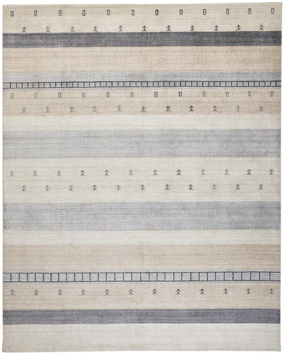 product image of Yurie Beige and Gray Rug by BD Fine Flatshot Image 1 595