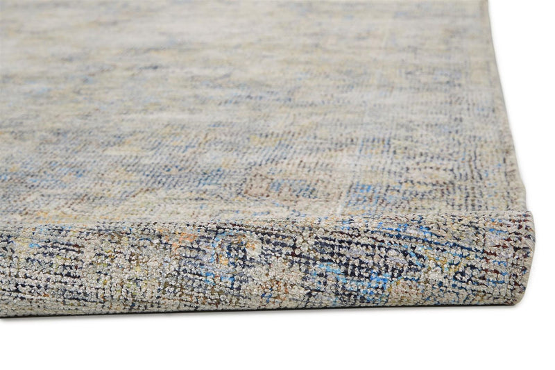 media image for Ramey Hand Woven Blue and Gray Rug by BD Fine Roll Image 1 225