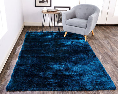 product image for Freya Hand Tufted Dark Blue Rug by BD Fine Roomscene Image 1 50