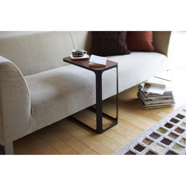 Frame C Shape End Table for Couch by Yamazaki