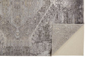 Melmas Gray and Silver Rug by BD Fine Fold Image 1