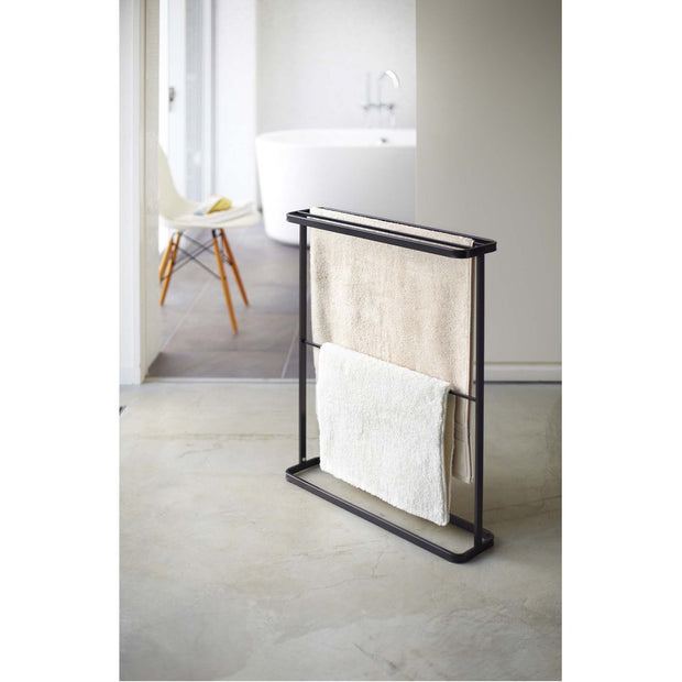 Tower Free Standing Bath Towel Hanger by Yamazaki