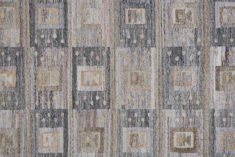 media image for Elstow Hand Woven Gray and Tan Rug by BD Fine Texture Image 1 223