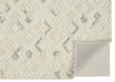 product image for Elika Hand Tufted Ivory and Blue Rug by BD Fine Fold Image 1 71