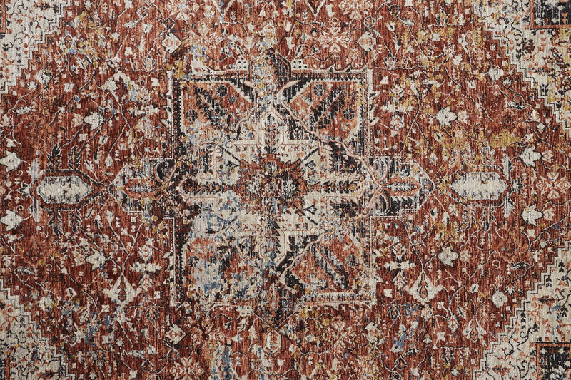 media image for Ennis Rust and Tan Rug by BD Fine Texture Image 1 287