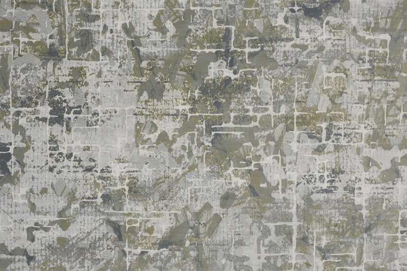 media image for Halton Green and Gray Rug by BD Fine Texture Image 1 236