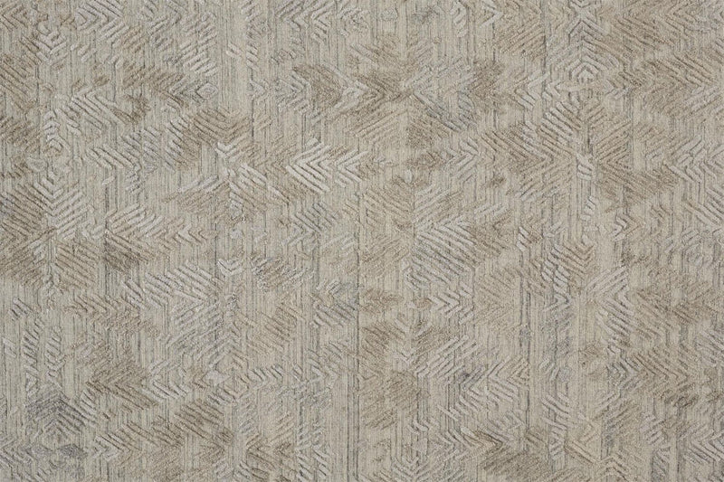 media image for Huntley Gray and Taupe Rug by BD Fine Texture Image 1 255