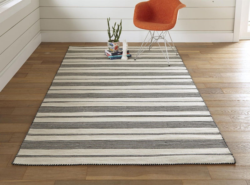 media image for Granberg Hand Woven Black and White Rug by BD Fine Roomscene Image 1 223