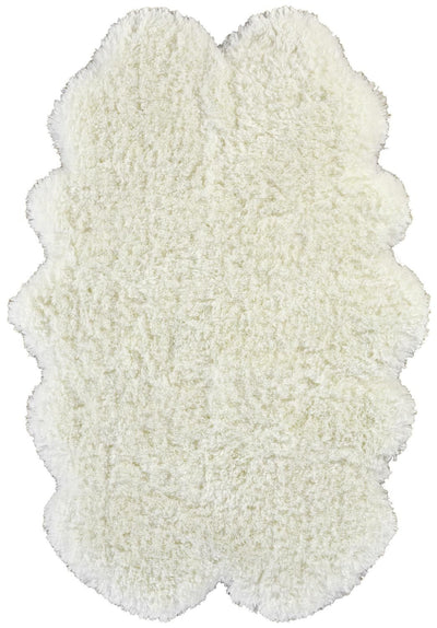 product image for Roux Hand Tufted Ivory and White Rug by BD Fine Flatshot Image 1 94