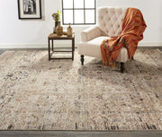 Ennis Ivory and Gray Rug by BD Fine Roomscene Image 1