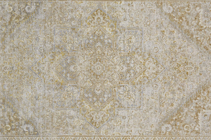 Tripoli Gold and Gray Rug by BD Fine Texture Image 1