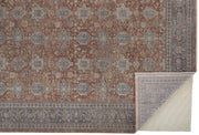 Gilford Rust and Blue Rug by BD Fine Fold Image 1