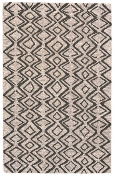 product image for Fadden Taupe and Black Rug by BD Fine Flatshot Image 1 42