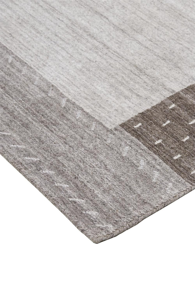 Yurie Hand Knotted Light Gray and Opal Rug by BD Fine Corner Image 1