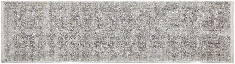 media image for Melmas Pewter and Stone Gray Rug by BD Fine Flatshot Image 1 290