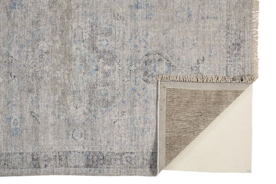 product image for Ramey Gray and Blue Rug by BD Fine Fold Image 1 19