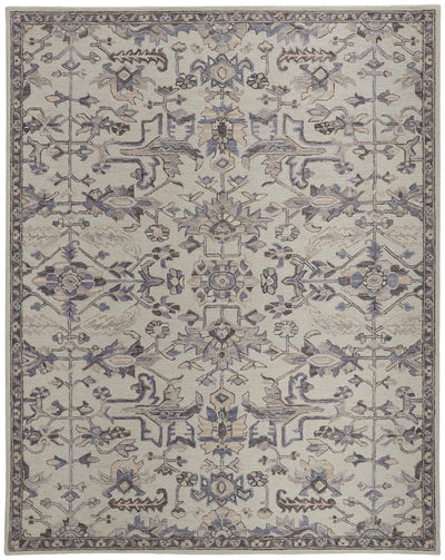 product image for Faris Hand Tufted Gray and Blue Rug by BD Fine Flatshot Image 1 31