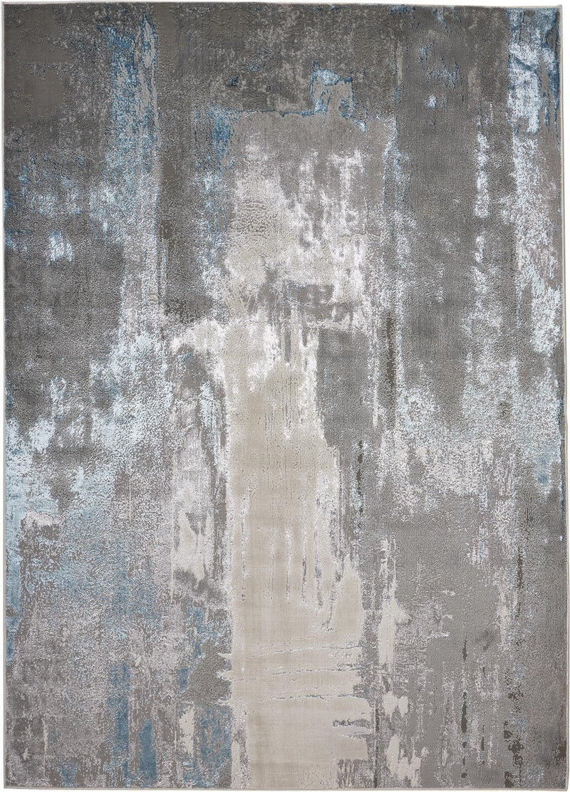 media image for Aurelian Silver and Teal Rug by BD Fine Flatshot Image 1 231