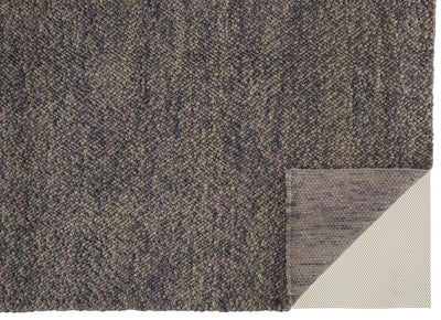 product image for Genet Hand Woven Purple and Beige Rug by BD Fine Fold Image 1 14