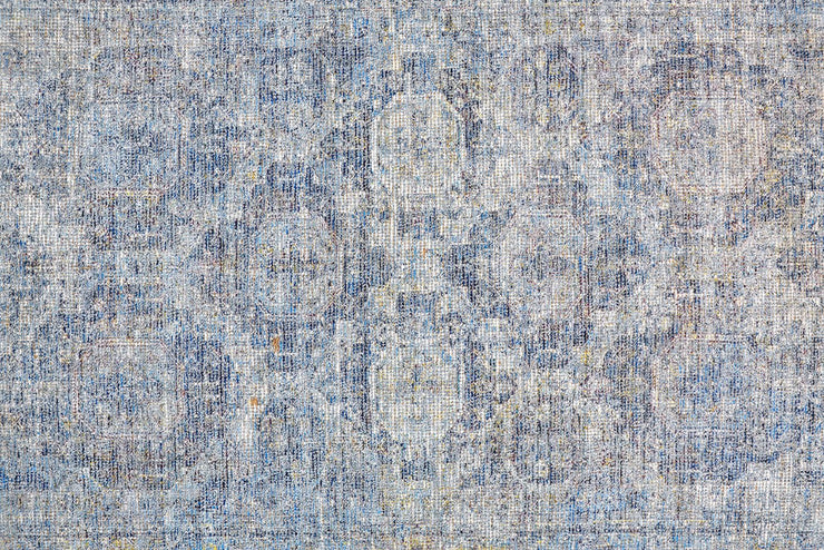 Ramey Hand Woven Blue and Beige Rug by BD Fine Texture Image 1