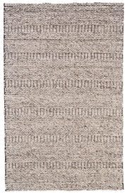 Genet Hand Woven Ivory and Gray Rug by BD Fine Flatshot Image 1