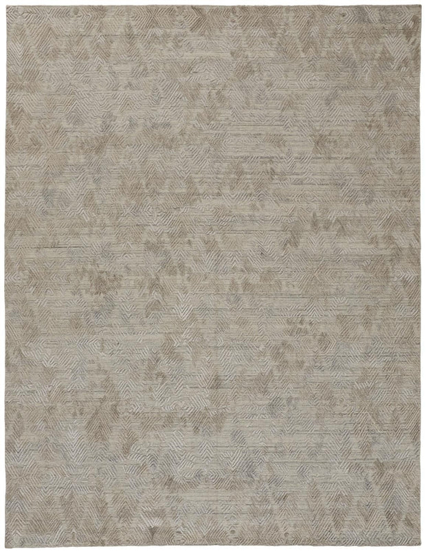 Huntley Gray and Taupe Rug by BD Fine Flatshot Image 1