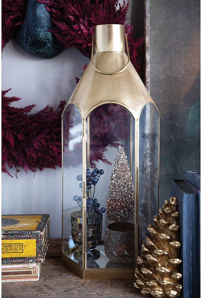 media image for Lantern with Mirror Base and Handle 232
