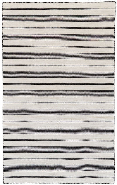 product image of Granberg Hand Woven Black and White Rug by BD Fine Flatshot Image 1 527