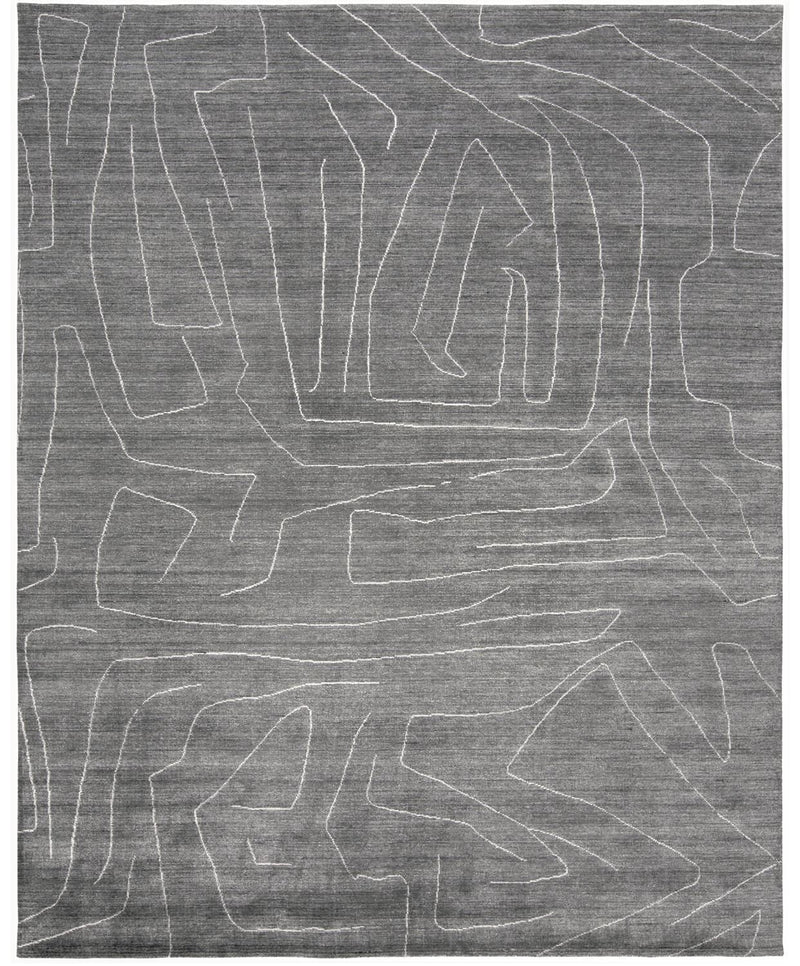 media image for Miska Gray and Ivory Rug by BD Fine Flatshot Image 1 281