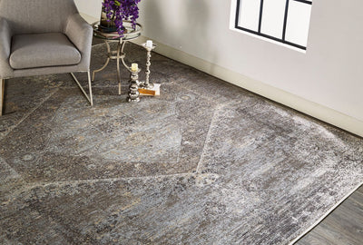 product image for Melmas Gray and Silver Rug by BD Fine Roomscene Image 1 35