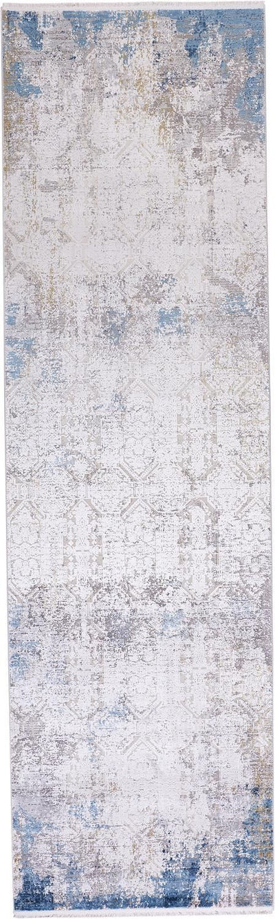 product image for Lindstra Ivory and Blue Rug by BD Fine Flatshot Image 1 66