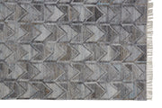 Elstow Hand Woven Light and Dark Gray Rug by BD Fine Corner Image 1