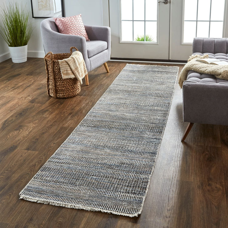 Caldecott Hand Knotted Dark and Warm Gray Rug by BD Fine Roomscene Image 1