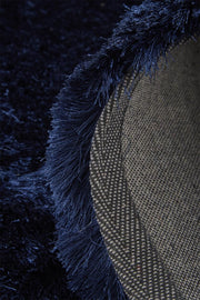 Freya Hand Tufted Dark Blue Rug by BD Fine Roll Image 1