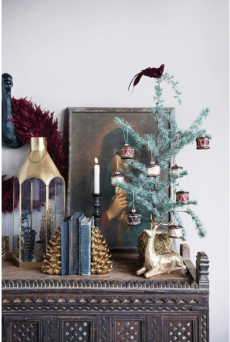 media image for Lantern with Mirror Base and Handle 215