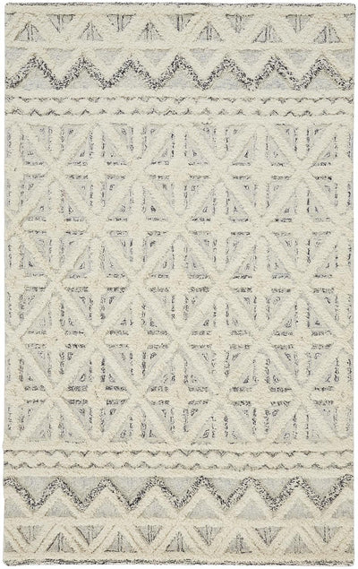 product image for Elika Hand Tufted Ivory Rug by BD Fine Flatshot Image 1 88